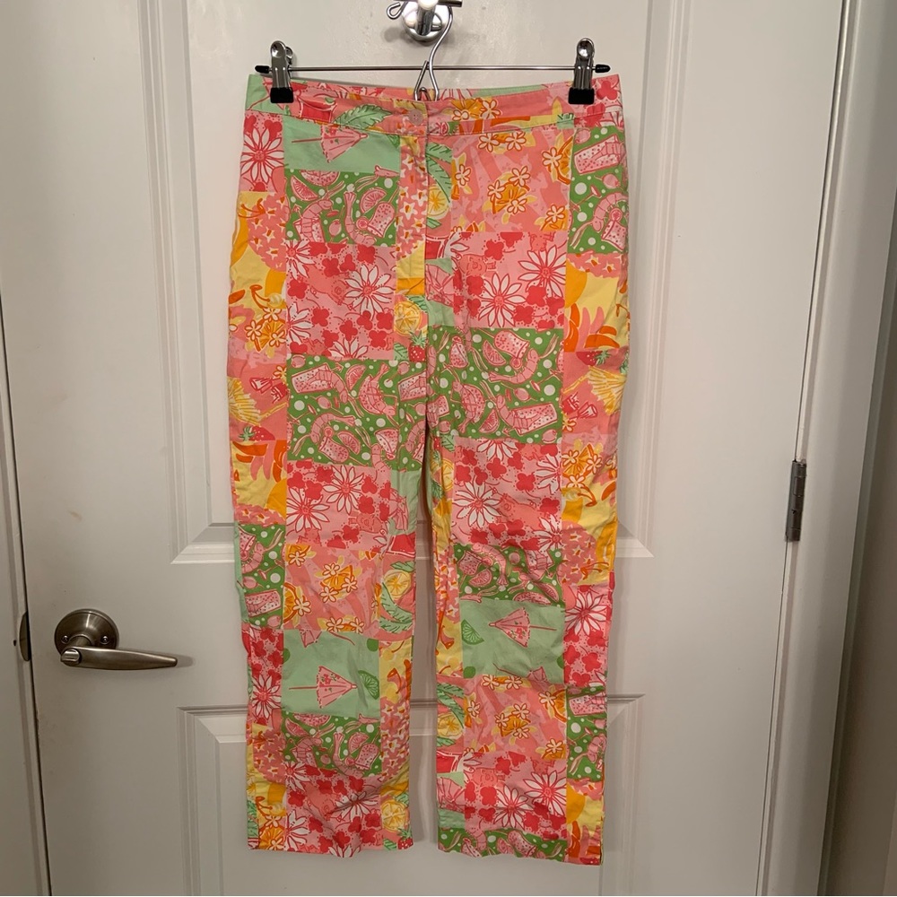 Lilly Pulitzer Patchwork Capri Pants - image 2